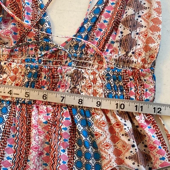 Lulu's Multicolor Patterned Maxi Dress - Picture 9 of 9